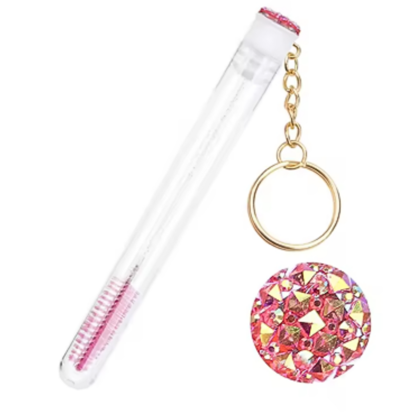 Mini Tube Keychain with Extension Brush